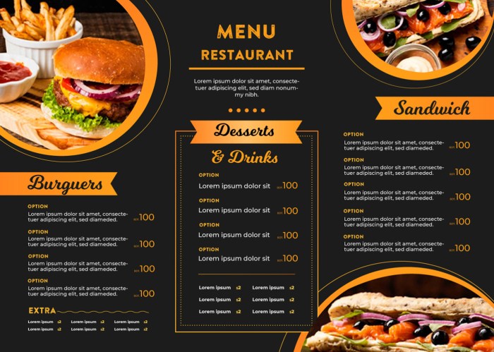 Restaurant Menu Card Design | Behance